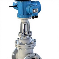 Corps de vanne en fonte ductile électrique motorisé WCB 304 316, vanne à guillotine à commande intelligente pour applications hydrauliques
