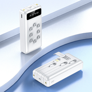 تصميم جديد سعة كبيرة ، شاحن بنك طاقة ، كوب شفط مدمج في كابل مع مصاصة - Product Image 2