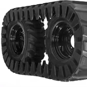 Cat Track Taille 10x26 10x27 10x28 10x29 10x30 Sur le pneu skid steer loader chenilles en caoutchouc avec taille de pneu 10x16.5 12x16.5 - Product Image 1