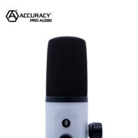 Précision Pro Audio EM-777 Microphone à condensateur Table USB Gaming Studio Microphone filaire pour podcast en direct