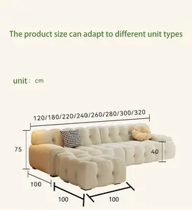 Sofás modernos de alta calidad, juego de sofás de burbujas Rochebobois, muebles para sala de estar - Product Image 6