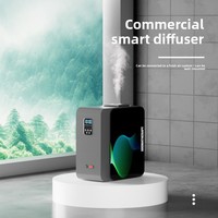 Diffuseur Commercial Métallique à Brume Froide pour Hall d'Hôtel, Machine d'Aromathérapie à Huiles Essentielles pour Sol, Purificateur d'Air Central