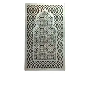 Арабская мусульманская мечеть Из Нержавеющей Стали CNC алюминиевый листовой металл Пробивной Гальванизированный фасад перфорированный