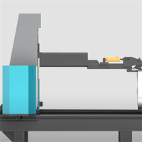 Machine de découpe laser automatique Kasry 360 pour profilés en acier H, structures en acier avec moteur servo