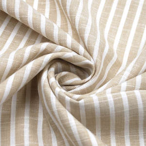 Tissu de lin rayé épais et fin, 20g, faible consommation, consommation maximale - Product Image 3