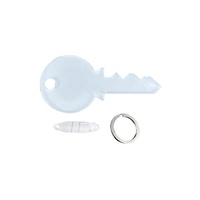 DIY Design Transparente Schlüsselanhänger Personalisiertes Logo Schlüsselring Sublimation Blanko Acryl Schlüsselform Schlüsselanhänger