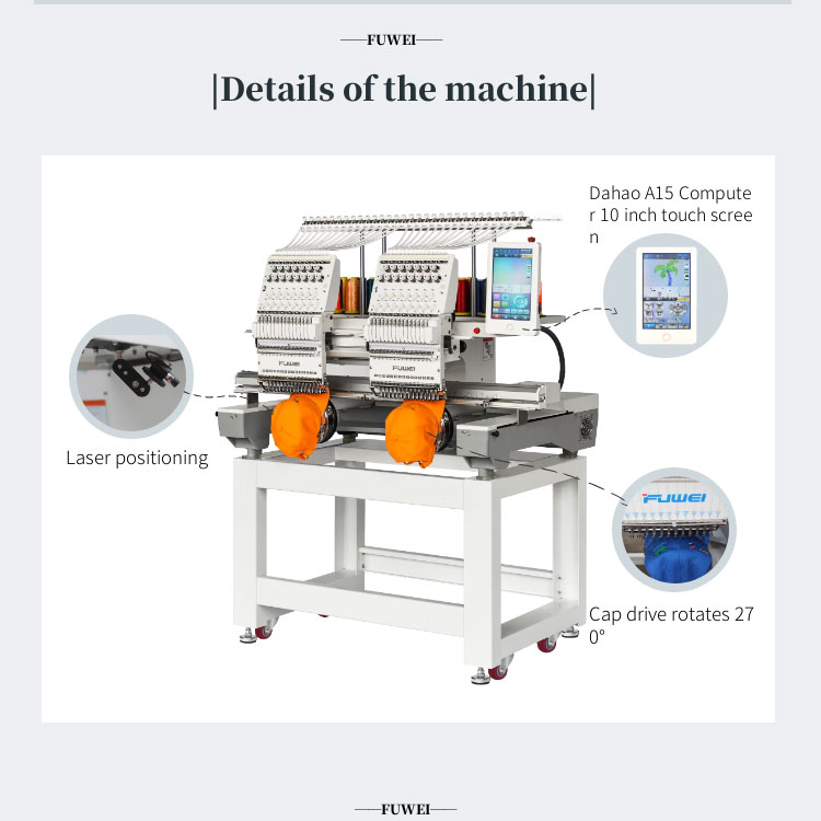 Brother Tajima C902 Two Head Embroidery Machine with