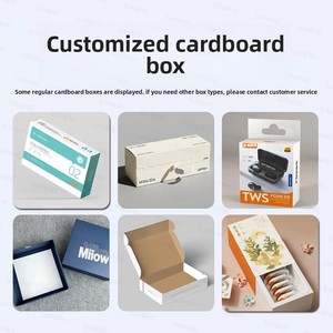 Caja de regalo personalizable para crema facial, embalaje de loción de agua con pegatina de impresión colorida, caja de gancho de papel para ventana - Product Image 5