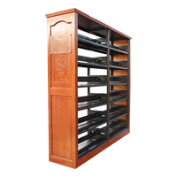 Bibliothèque en acier et bois sur mesure, logo personnalisé, taille et couleur au choix, étagère double face pour école, bibliothèque publique