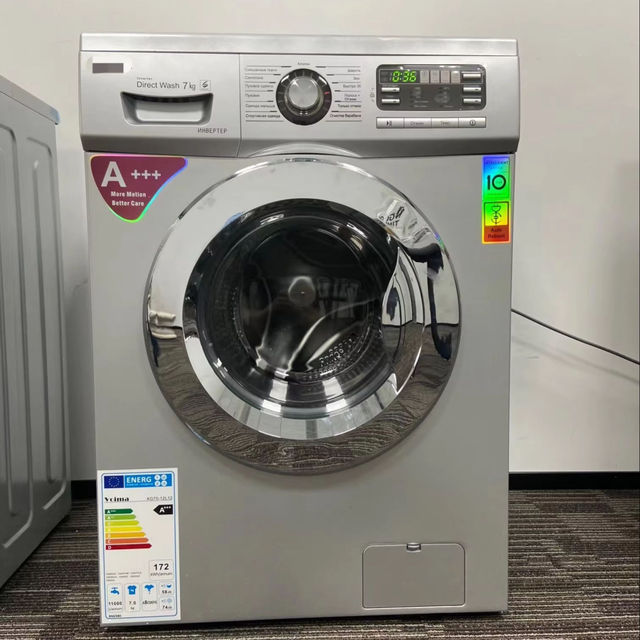 Hot Sale 7kg Front Load Electric Fully Automatic Washer with Stainless Steel Tub Touchscreen Control 1200 RPM Max Spin Speed