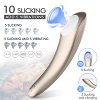 Vibrateur S-hande rechargeable étanche en silicone pour stimulation du mamelon et du clitoris, jouet sexuel pour femmes