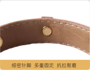 Collar Ajustable <span class=keywords><strong>de</strong></span> Cuero PU para Perro con Hebilla Metálica <span class=keywords><strong>de</strong></span> Liberación Rápida para Paseos Diarios y Salidas al Parque - Product Image 3