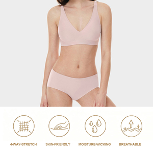 Nuevo Sujetador Sin Costuras Inalámbrico Sexy para Mujer, Talla Grande, Lencería de Nailon Suave y Transpirable para Uso Diario, Sujetador Cómodo para Mujer - Product Image 4