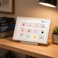 18,5" 21,5" 27" 32" 1080P RK3576V 8+128 Appareils de bureau IA numériques intelligents avec calendrier IA, partage familial à distance, pour montage mural et sur bureau