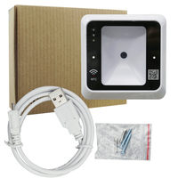 Lector de tarjetas SMQT 1d 2d Qr + Nfc Rfid 13,56 MHz con interfaz Usb WG Rs485 lector combinado Qr Rfid montado integrado