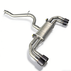 Système d'échappement sport racing en acier inoxydable sur mesure pour Audi TT/<span class=keywords><strong>TTS</strong></span> 2.0T <span class=keywords><strong>Mk2</strong></span> Mk3 avec soupape et silencieux, télécommande - Product Image 1