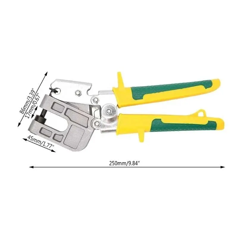 חדש איכות אלומיניום סגסוגת 10 אינץ ידית Stud מלחץ טיח לוח קיר גבס כלי לחיזוק מתכת הרבעה