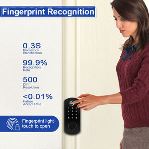 कैमाट टलॉक ब्लू दांत स्मार्ट लॉक एल्यूमीनियम मिश्र धातु वॉटरप्रूफ आउटडोर सुरक्षा फिंगरप्रिंट बायोमेट्रिक दरवाजा लॉक - Product Image 3