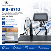 Imprimante jet d'encre multi-langues IPS-9710 pour boîtes en carton, imprimante jet d'encre pour marquage de tuyaux, imprimante codeuse de date