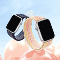 Bracelet de montre sport pour IWatch Ultra 8 7 6 5 4 SE 3 Smart Watch pour Apple Watch Strap 49mm 45mm 44 40 41mm 42mm Nylon Strap