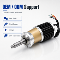 Motor DC Planetary Gear Kustom 66mm 24V 48V Torsi Tinggi Kecepatan Rendah untuk Peralatan Otomasi Produsen OEM ODM
