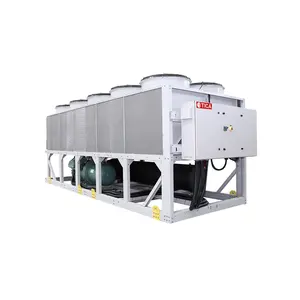China Industrial Commercial Refrigerated Inverter Chiller Unit Conditioning Screw Cooler TICA Air Cooled Chiller