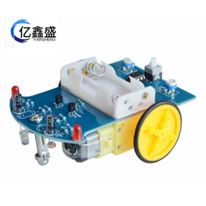 Kit de coche inteligente con seguimiento automático YIXINSHENG D2-1, juguete electrónico DIY para niños de 8 a 13 años, modelo de plástico con batería AAA - Product Image 3