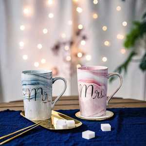Regalos de Boda al por Mayor para Recién Casados, Regalos de Aniversario, Juego de Tazas de Cerámica de Alta Calidad Personalizadas de Fábrica, Juego de Regalo para Parejas - Product Image 1