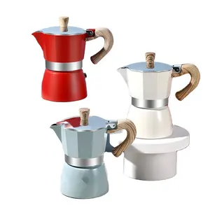 Moka pote de alumínio para café, pote de alumínio com moka, capacidade para o natal, dia dos namorados, minimalista, negócios