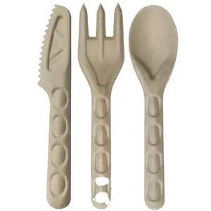 Fork Degradable Biological Natural Bagasse Cutlery Set Sugar Cane Knife Fork