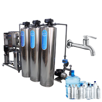 Système de filtration d'eau par osmose inverse en acier inoxydable RO 2 tonnes 2000 Lph 2 tonnes Machine de traitement Prix d'usine pour lavage de voitures Nouveau 2025