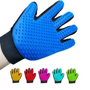 Pet Supplies Silicon Soft Luvas Tierhaarent ferner Handschuhe Mascota Pet Groom ing Handschuh Desh edding Brush Handschuh mit 260 Pflege spitzen