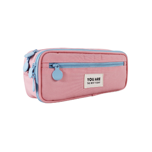 Trousse à crayons pour enfants, sac en toile robuste avec fermeture éclair, trousse à crayons pour adultes - Product Image 3