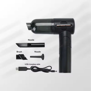 Aspiradora portátil de mano de alta succión, recargable, plegable, inalámbrica, para escritorio y coche - Product Image 6