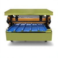 Ligne de production entièrement automatique pour tôles de toiture en zinc et tôles de toiture en acier, machine de formage à froid