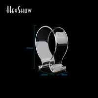 Présentoir de casque en acrylique transparent support d'affichage d'écouteur universel avec support de casque pour tous les modèles de téléphone