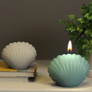 맞춤형 럭셔리 실리콘 실리콘 DIY 3D 쉘 몰드 양초 만들기 케이크 및 비누 수지 에폭시 기둥 독특한 선물 아이디어