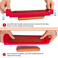 Coupe-hot-dogs, gadget de cuisine pour la cuisine à domicile et le barbecue