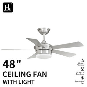 Ventilador de Techo Moderno de 5 Aspas con Lámpara, Regulable, 3 Colores LED, Motor DC, Control Remoto de 6 Velocidades, Ultrasilencioso, ¡Gran Venta! - Product Image 4