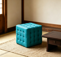 Fauteuil inclinable personnalisé CARLFORD en tissu avec pouf rond, chaise de loisirs douce et confortable pour la maison ou l'hôtel, idéal pour le salon, OEM