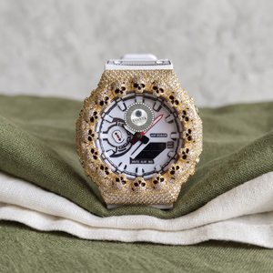 Reloj de Lujo LOISTA, Cronógrafo Redondo de Cuarzo, Acero Inoxidable, 41 mm, Esfera Analógica, Correa de Silicona, Unisex, Moda - Product Image 4