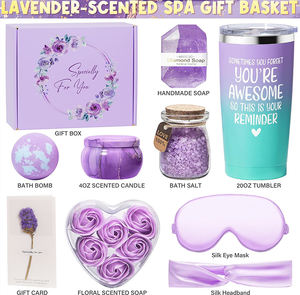 Cadeaux <span class=keywords><strong>d</strong></span>'anniversaire pour femmes cadeau de mariage oem intérieurs de luxe avec gobelet de 20oz bougie parfumée etc. Get Well Soon pour hommes et femmes - Product Image 6