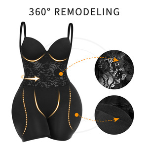 Vente en gros étape 2/3 Fajas colombiennes post-chirurgie contrôle du ventre Fajas De Mujeres garniture en dentelle Fajas Salomé - Product Image 6
