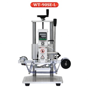 Machine de marquage à chaud automatique pour feuilles d'or, d'argent et de cuivre, machine d'estampage de logos sur cuir, à fente en T - Product Image 1