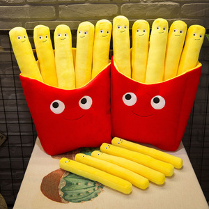 Coussins de simulation de frites créatives de dessin animé, jouets en peluche, poupées pour enfants, coussins de canapé, jouets d'<span class=keywords><strong>anniversaire</strong></span> pour enfants - Product Image 3
