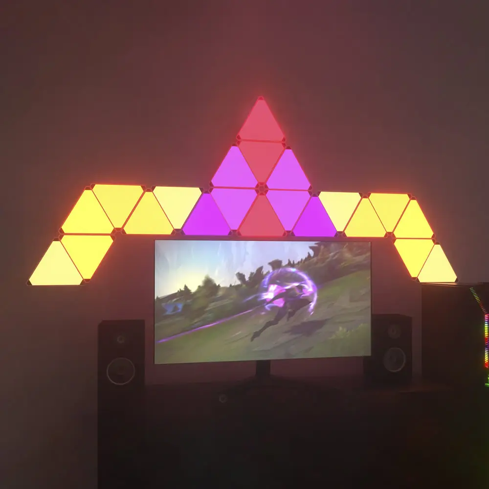 Banqcn مثلث ضوء led DIY مخطط الربط الذكي تطبيق مخصص + التحكم في الموسيقى جودة عالية RGB