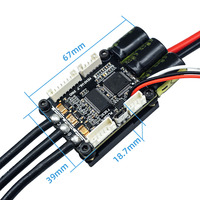 Lipsky-tablero de luz nodizado para urfboard, base lectrica de 6,7 ro 70 ESSased ASED 6 con luminum