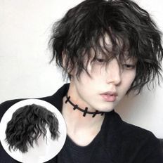 Parrucca di capelli per studenti universitari maschili alla moda con abbigliamento per capelli umani Premium - Product Image 1