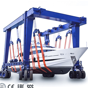 Various Mechanical Equipment Rubber Wheel Mobile 100 Ton Motor <b>Engine</b> Marine Travel Lift <b>Crane</b> for Sale - Product Image 1