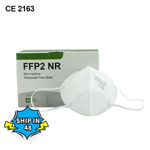 Andum Ad 1001 FFP2 Masker Fabrikant Gevouwen Smelt Geblazen Stof Wegwerp Masques FFP2 Masker Ce 2163